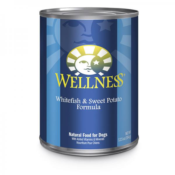 Wellness Pet Products 61117 Fish & Sweet Potato Canned Dog Food