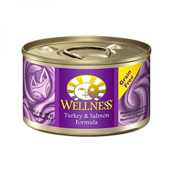 Wellness Pet Products 61125 Canned Turkey Salmon Cat Food