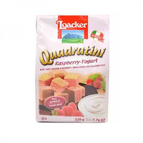 Loacker Quadratini Raspberry Yogurt Flavor