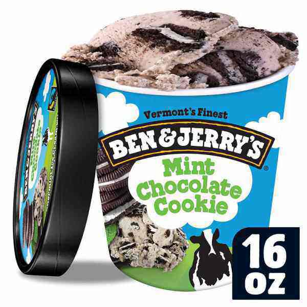 Ben & Jerry's Mint Chocolate Cookie Ice Cream - 16oz