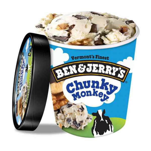 Ben & Jerry's Chunky Monkey Ice Cream - 16oz