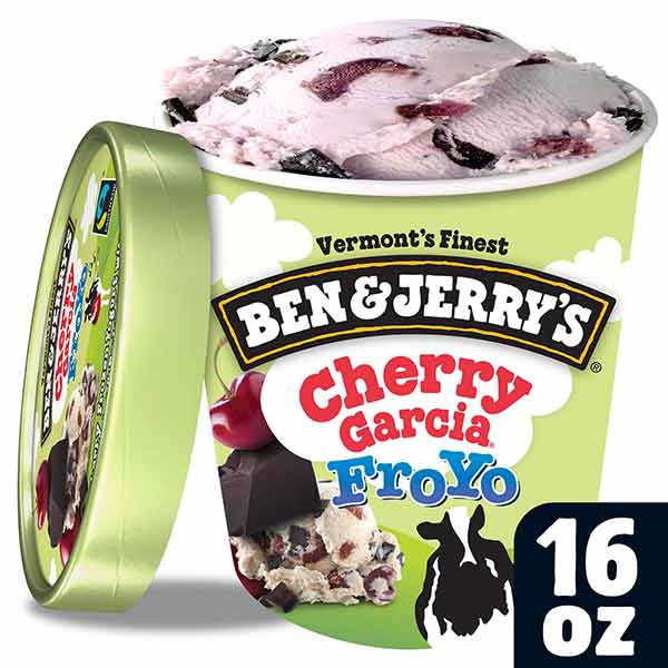 Ben & Jerry's Cherry Garcia Frozen Yogurt - 16oz