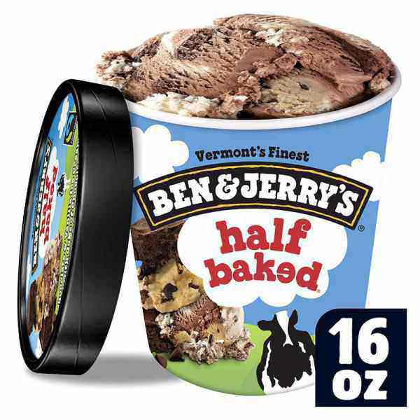 Ben & Jerry's Ice Cream Half Baked - 16oz