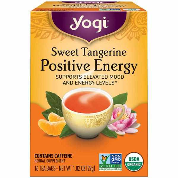 Yogi Sweet Tangerine Positive Energy, 16 Tea Bags