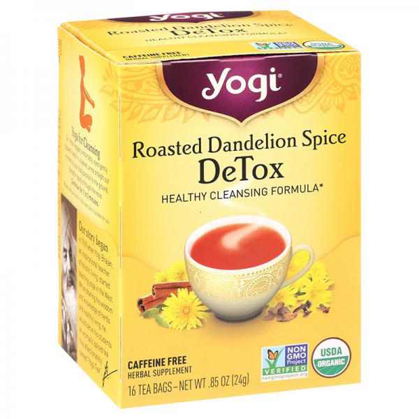 Yogi Organic Roasted Dandelion Spice Detox Tea 16 ct