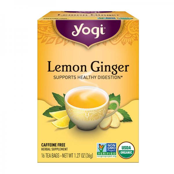 Yogi Tea Lemon Ginger Tea Bags - 16ct