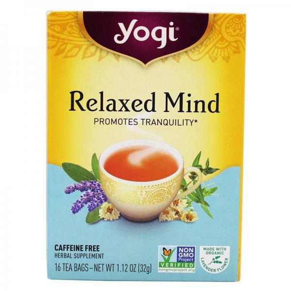 Yogi Relaxed Mind Tea, 16 Tea Bags (Pack of 6)