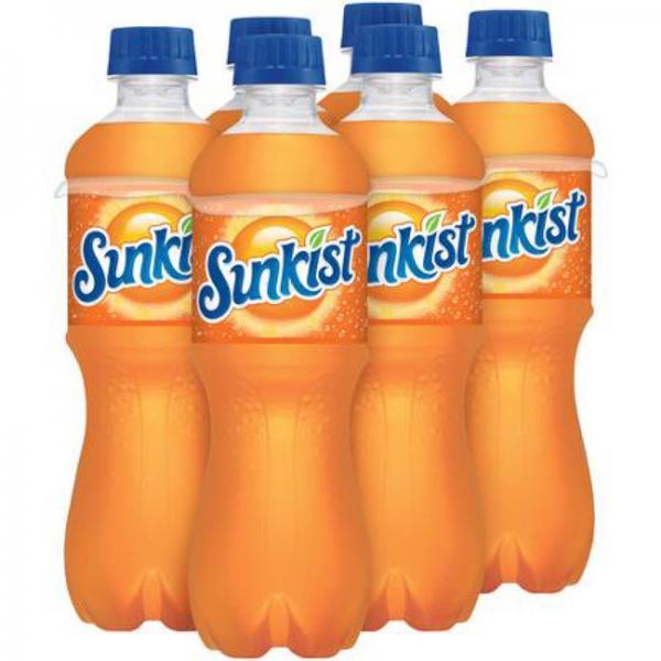 Sunkist Orange Soda - 20 fl oz Bottles