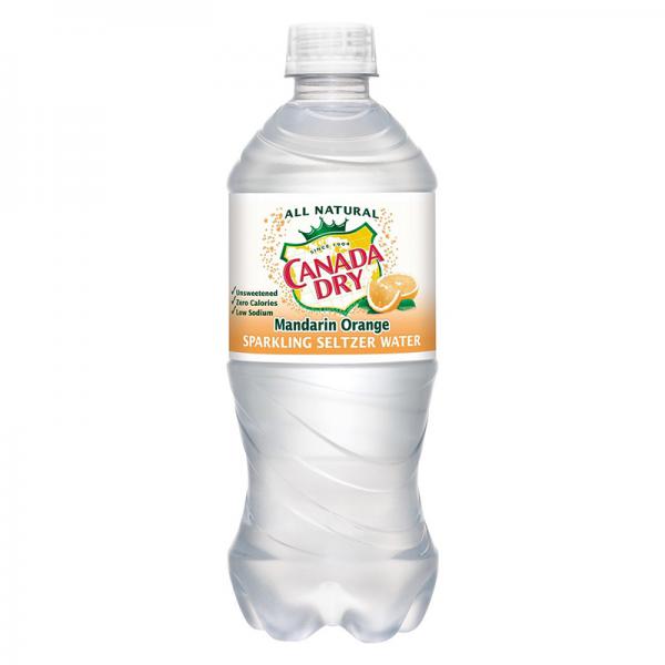 Canada Dry Mandarin Sparking Seltzer Water - 20 fl oz Bottle
