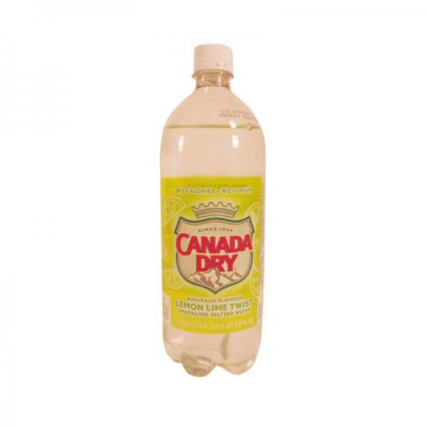 Canada Dry Seltzer - Lemon Lime, 33.8 Fl Oz