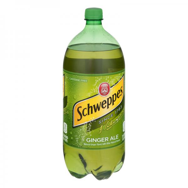 Schweppes Caffeine-Free Ginger Ale, 2 L