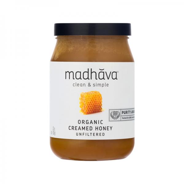 Madhava Organic Creamed Honey, 22 oz
