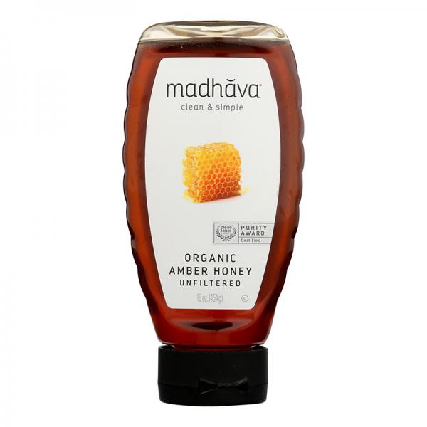 Madhva Organic Light Amber Honey