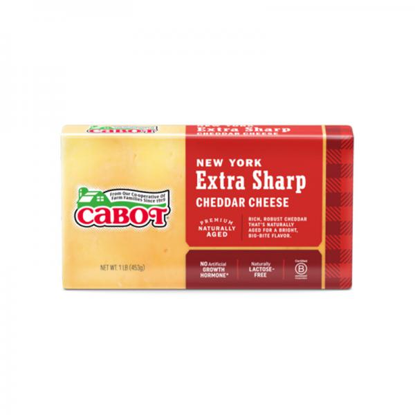 CABOT, NEW YORK EXTRA SHARP CHEDDAR CHEESE