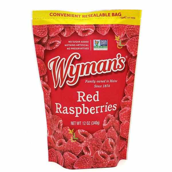 Wymans Red Raspberry Juice, 12 Ounce -- 12 per Case.