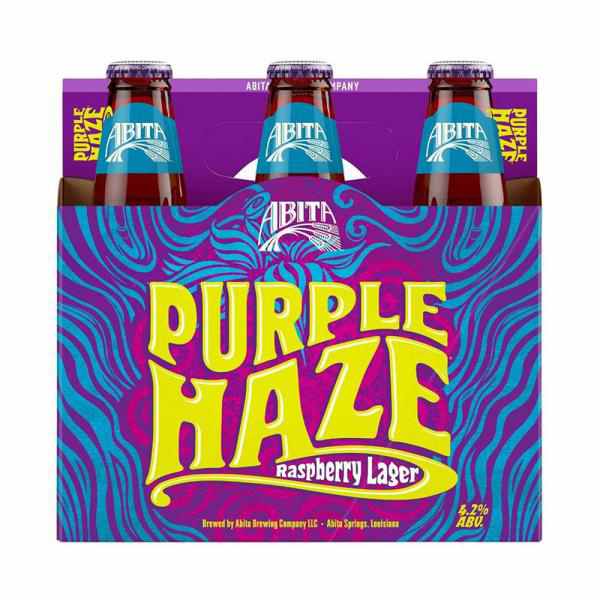 Abita Purple Haze Raspberry Lager Beer  6pk/12 fl oz Bottles