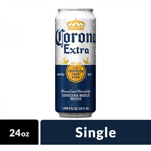 Corona Extra Lager Beer  24 fl oz Can