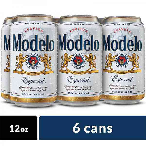 Modelo Especial Mexican Lager Beer, 6 Pk 12 Fl Oz Cans, 4.4% ABV