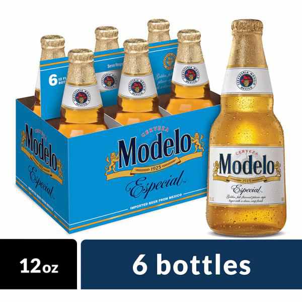 Modelo Especial Mexican Import Beer, 6 Pk 12 Fl Oz Bottles, 4.4% ABV
