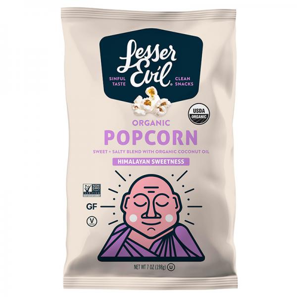 LesserEvil Organic Himalayan Sweetness Popcorn, 7 Oz.