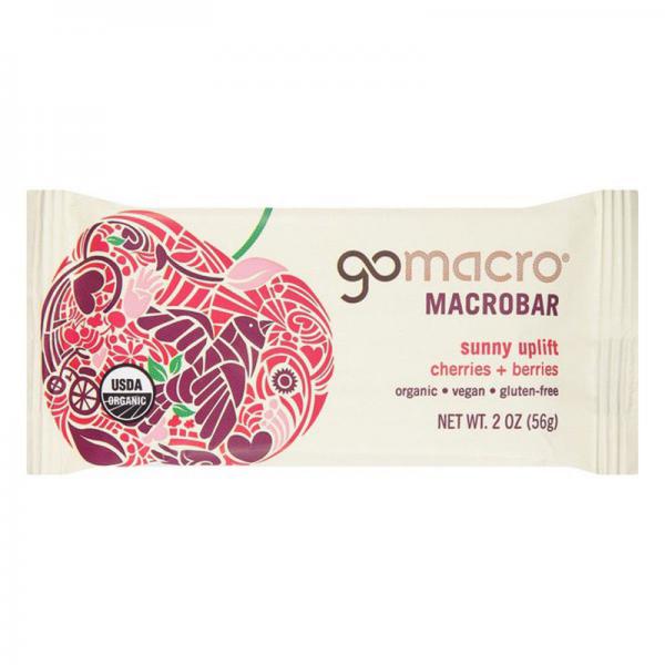 MACROBARS Organic Cherries and Berries, 2 oz Bars (Pack of 15)