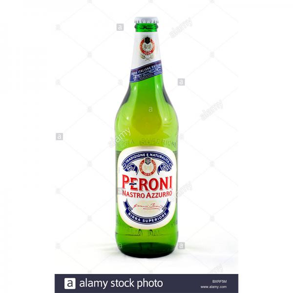 Peroni Nastro Azzurro Beer Italian Italy Acrylic Display Bottle 14" W/ Box.