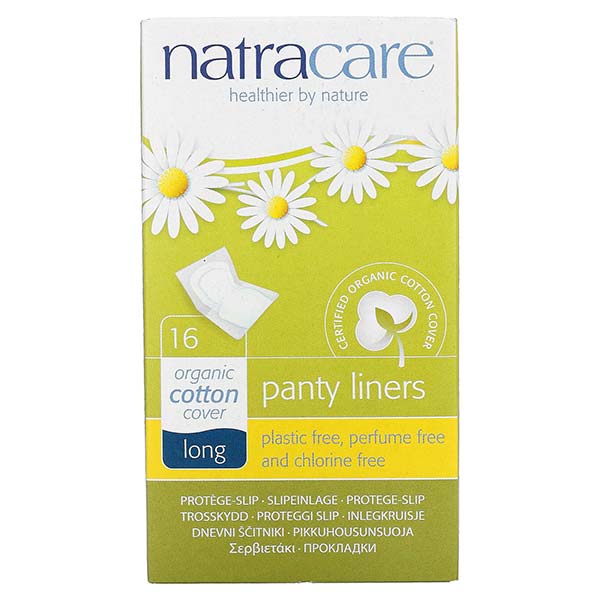 Natracare Organic & Natural Panty Liners Long 16 Pads