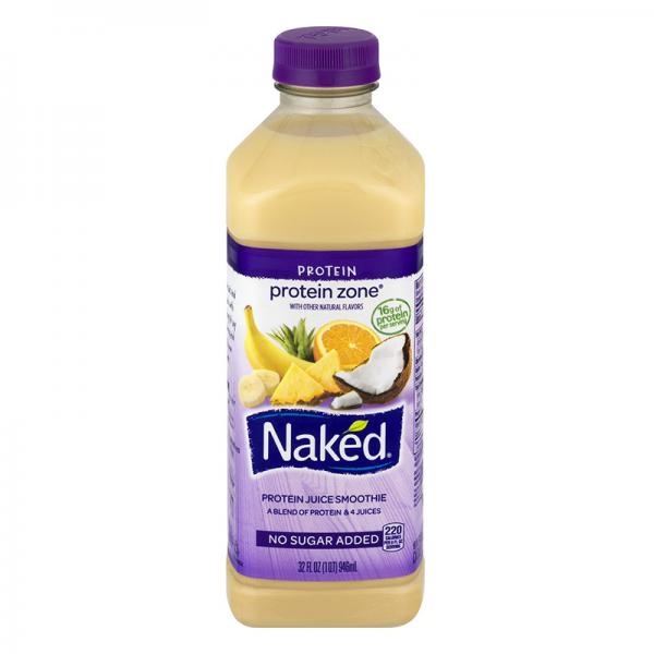 Naked Juice Protein Smoothie, Protein Zone, 15.2 oz Bottle