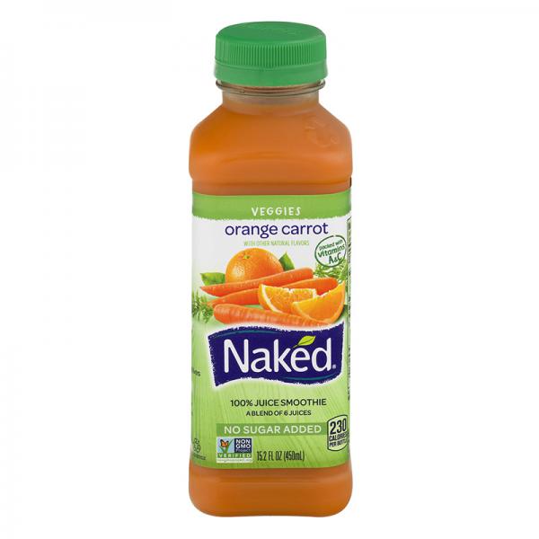 Naked Orange Carrot Juice Smoothie, 15.2 Fl. Oz.