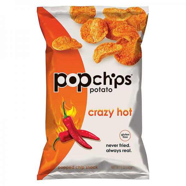 Popchips Potato Chip - Crazy Hot , 5 OZ