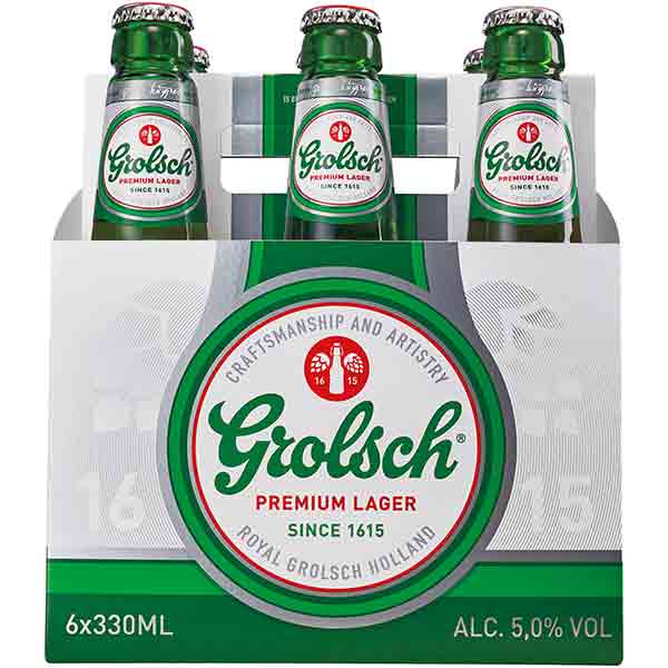 Grolsch Premium Lager Beer - 6pk/12 fl oz Bottles