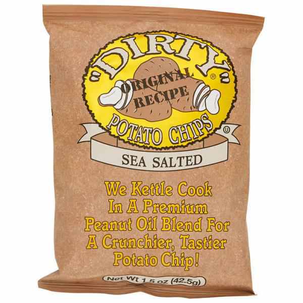 Dirty Potato Chips Sea Salted 5 Oz -Pack of 12