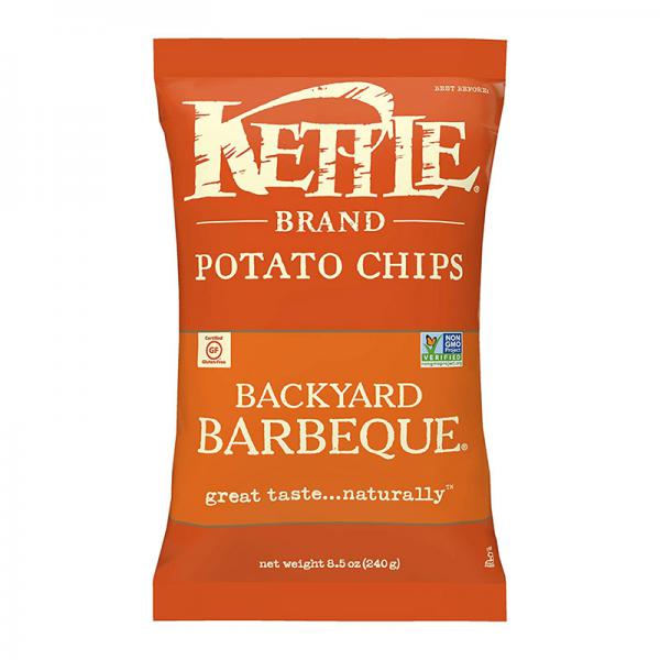 Kettle Brand Potato Chips, Backyard Barbeque, 5-Ounce Bags (Pack of 15)