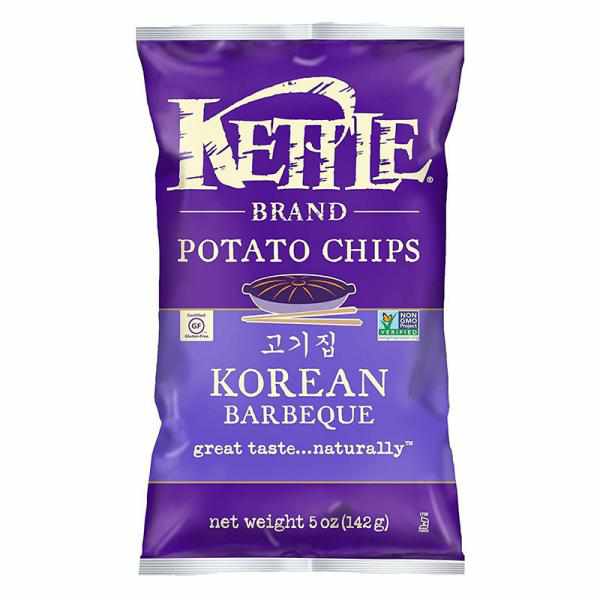 Kettle Brand Potato Chips, Korean Barbeque, 5 Oz