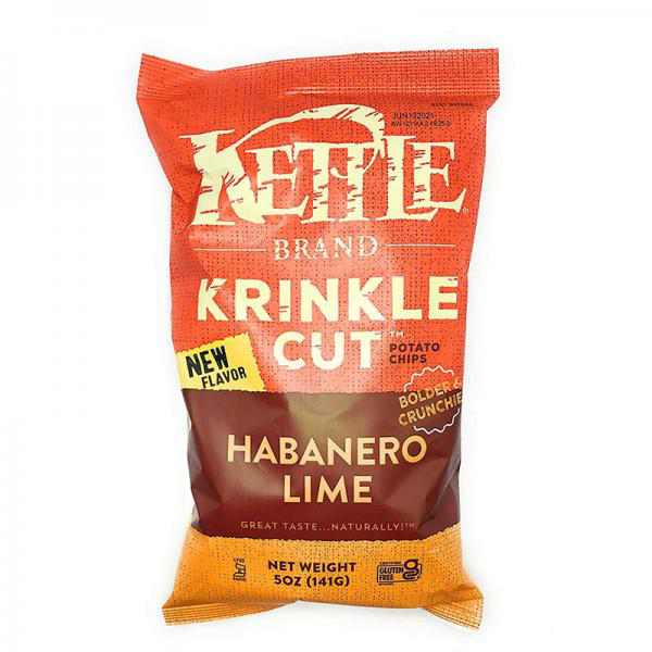 Kettle Foods Habanero Lime Krinkle Cut Kettle Chips, 5 OZ