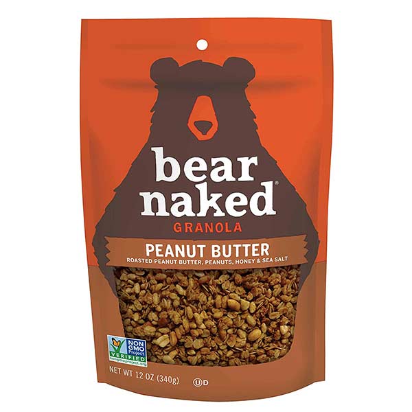 Bear Naked Granola, Peanut Butter, Kosher Dairy and Vegetarian, 12oz