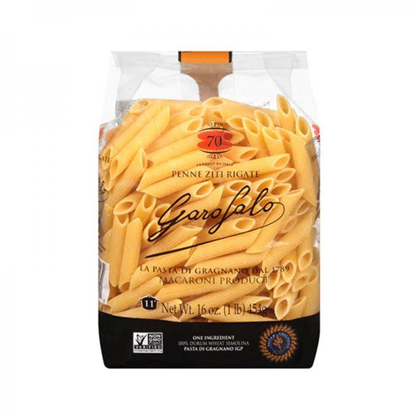 Garofalo Pasta S70 Penne Rigate Pasta, Case Of 20 - 1 lb. Boxes