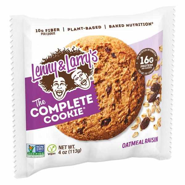 Lenny & Larry's The Complete Cookie, Oatmeal Raisin, 4-Ounce Cookies (Pack of 12