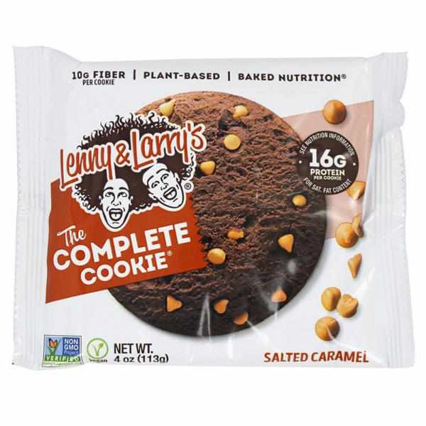 Complete Cookie X 12-Salted Caramel High Protein Snacks Lenny and Larry's