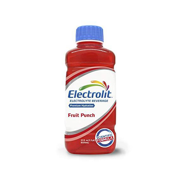 Electrolit 21oz Hydration Beverage Drink W/ Electrolytes - Pack of 12 (Fruit Punch)