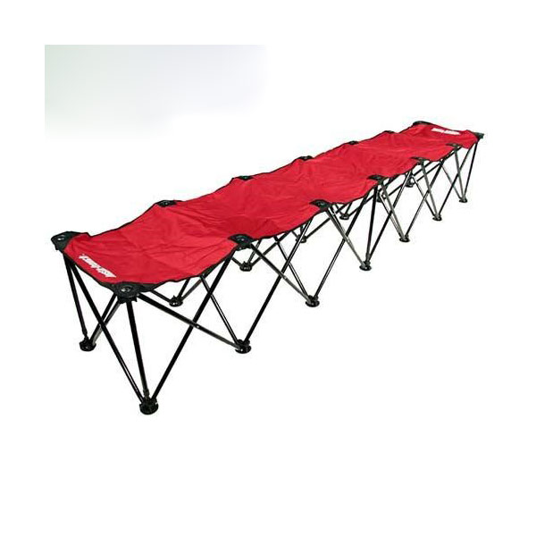 Insta-bench 6-seater Portable Bench Red