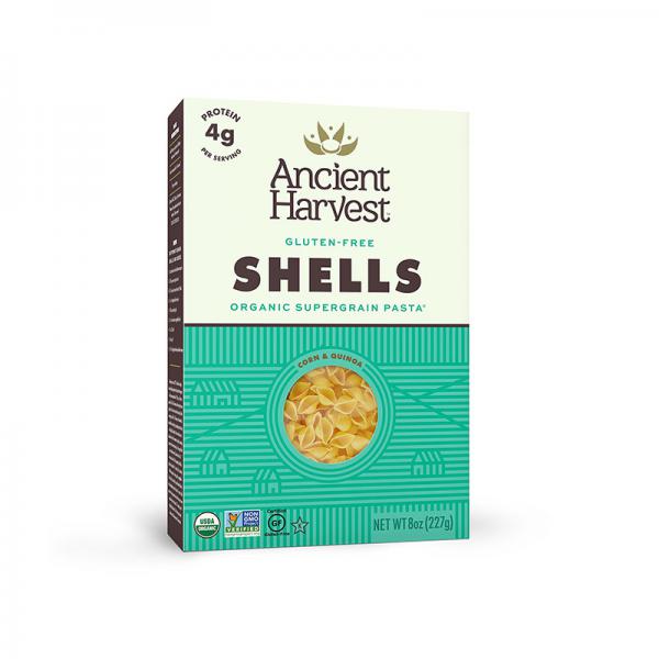 Ancient Harvest Organic Supergrain Pasta Shells, 8 OZ