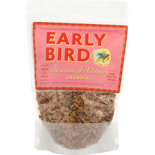 EARLY BIRD, FARMHAND'S CHOICE GRANOLA, SALTY & SWEET
