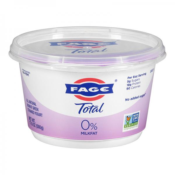 FAGE Total 0% Milkfat Plain Greek Yogurt - 17.6oz
