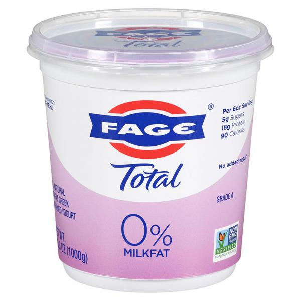 FAGE Total 0% Milkfat Plain Greek Yogurt - 35.3oz