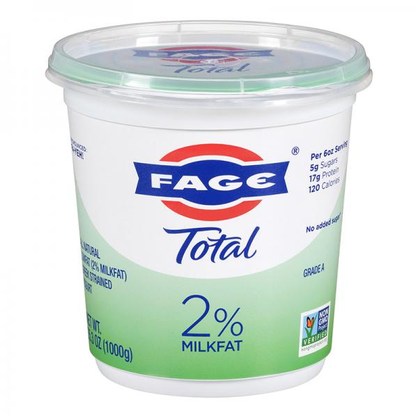 FAGE Total 2% Milkfat Plain Greek Yogurt - 35.3oz
