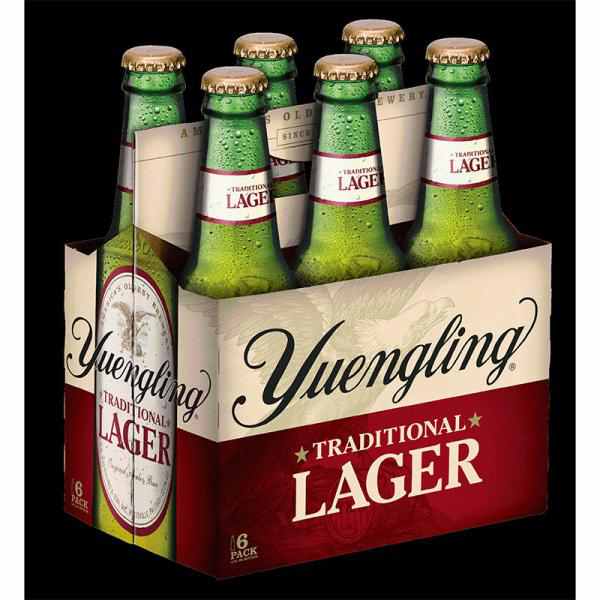 Yuengling Lager, 6 Pack Beer, 12 OZ Bottle