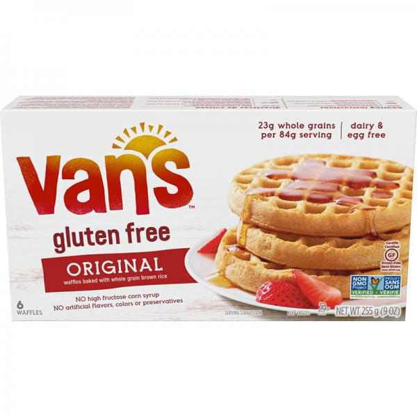 Van's Gluten Free Frozen Whole Grain Waffles - 9oz
