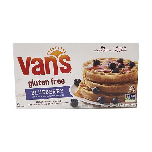 Van's Wheat Gluten Free Blueberry Waffles 9 oz