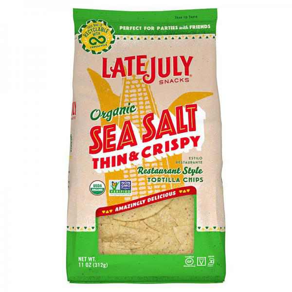 Late July Organic Sea Salt Thin & Crispy Tortilla Chips - 11oz